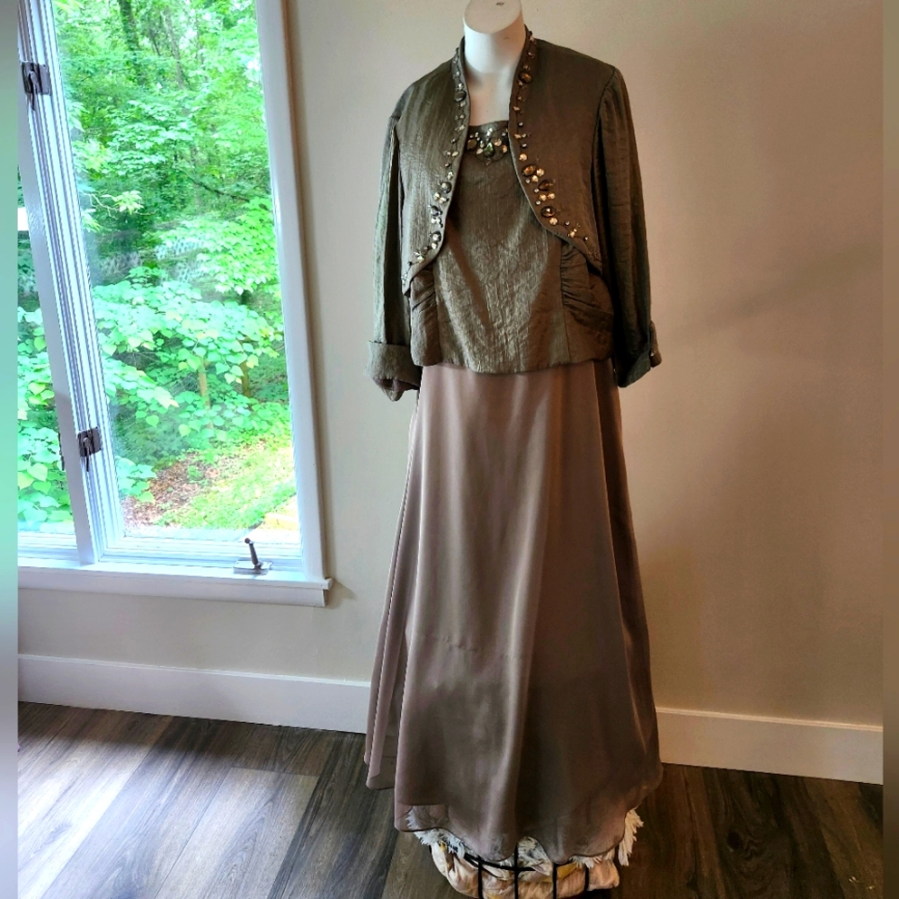 Ignite Evenings Sz 20W Jacket and Dress Mother of Bride Dress